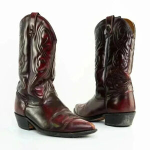 Vintage 70s ACME Thunderbird Western Cowboy Boots - 8